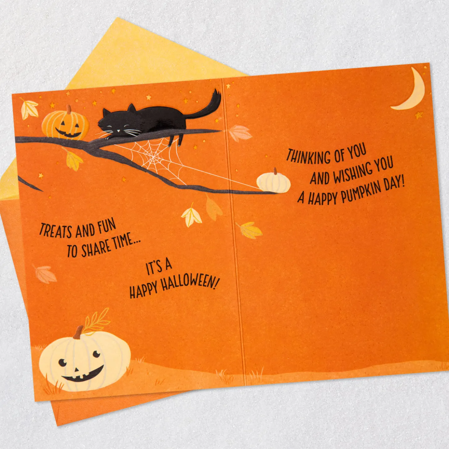 Pumpkins Everywhere Halloween Card