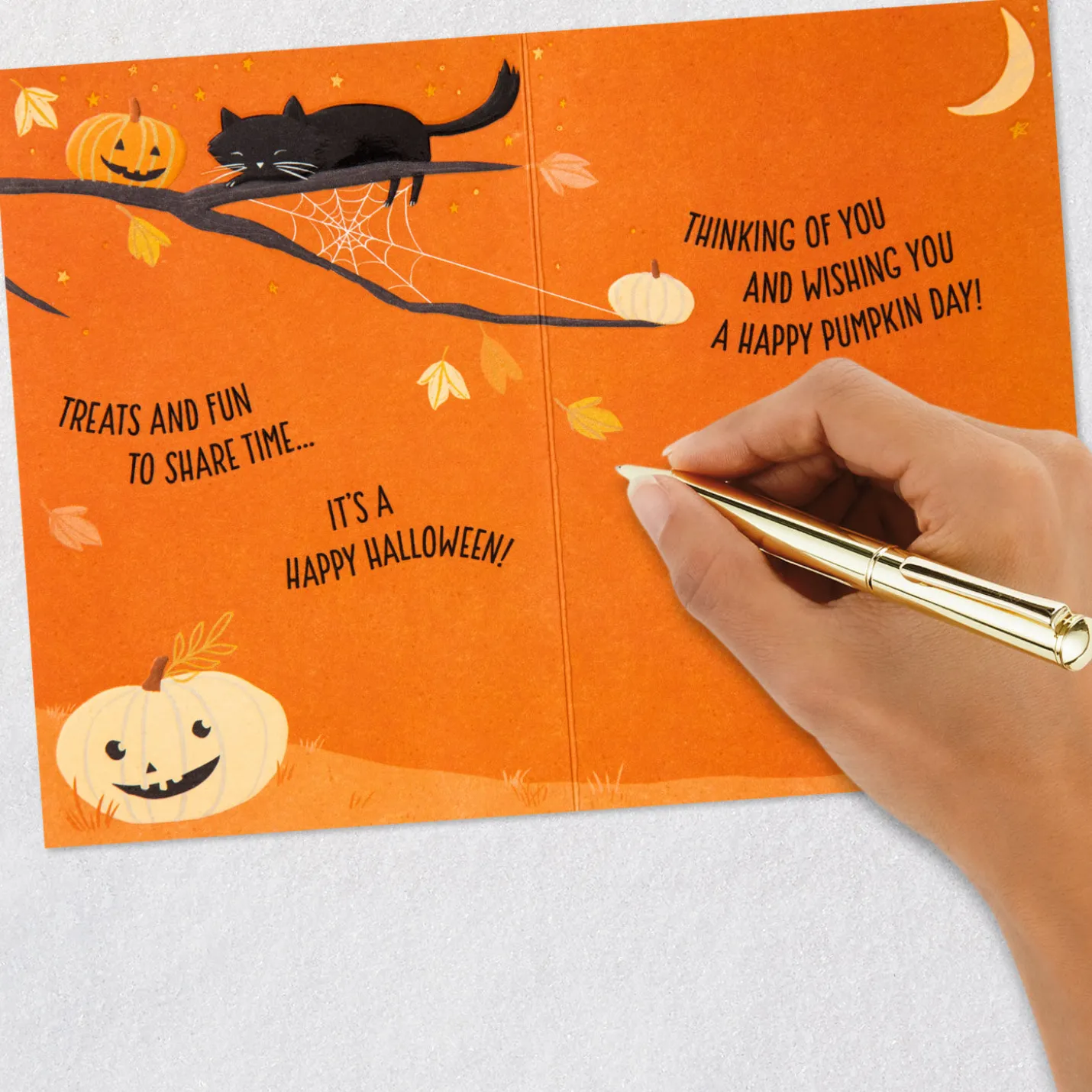Pumpkins Everywhere Halloween Card