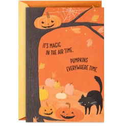 Pumpkins Everywhere Halloween Card