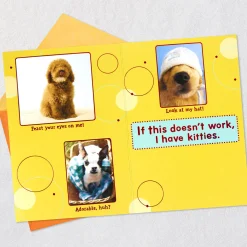 Puppy Pics to Help Forget Getting Older Birthday Card