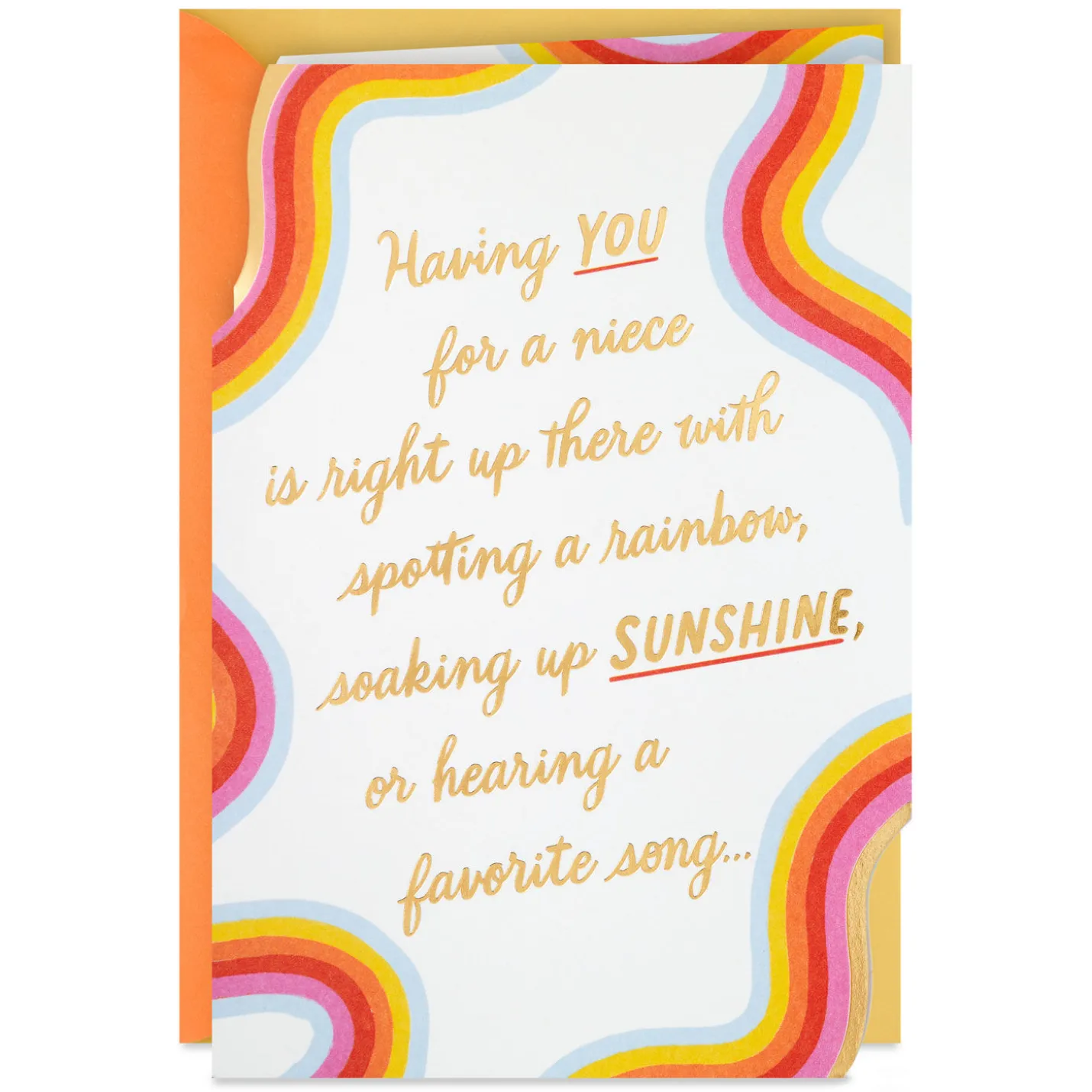 Pure Happiness Birthday Card for Niece