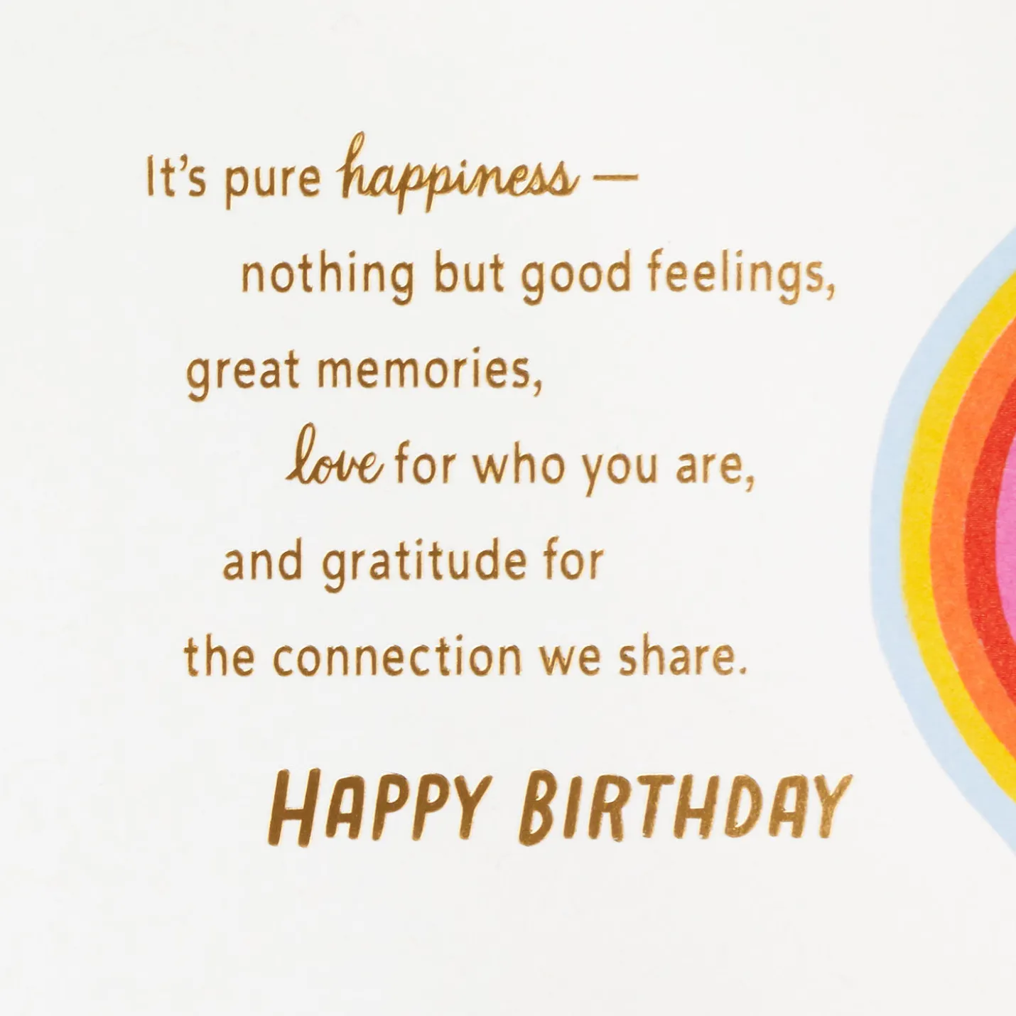 Pure Happiness Birthday Card for Niece