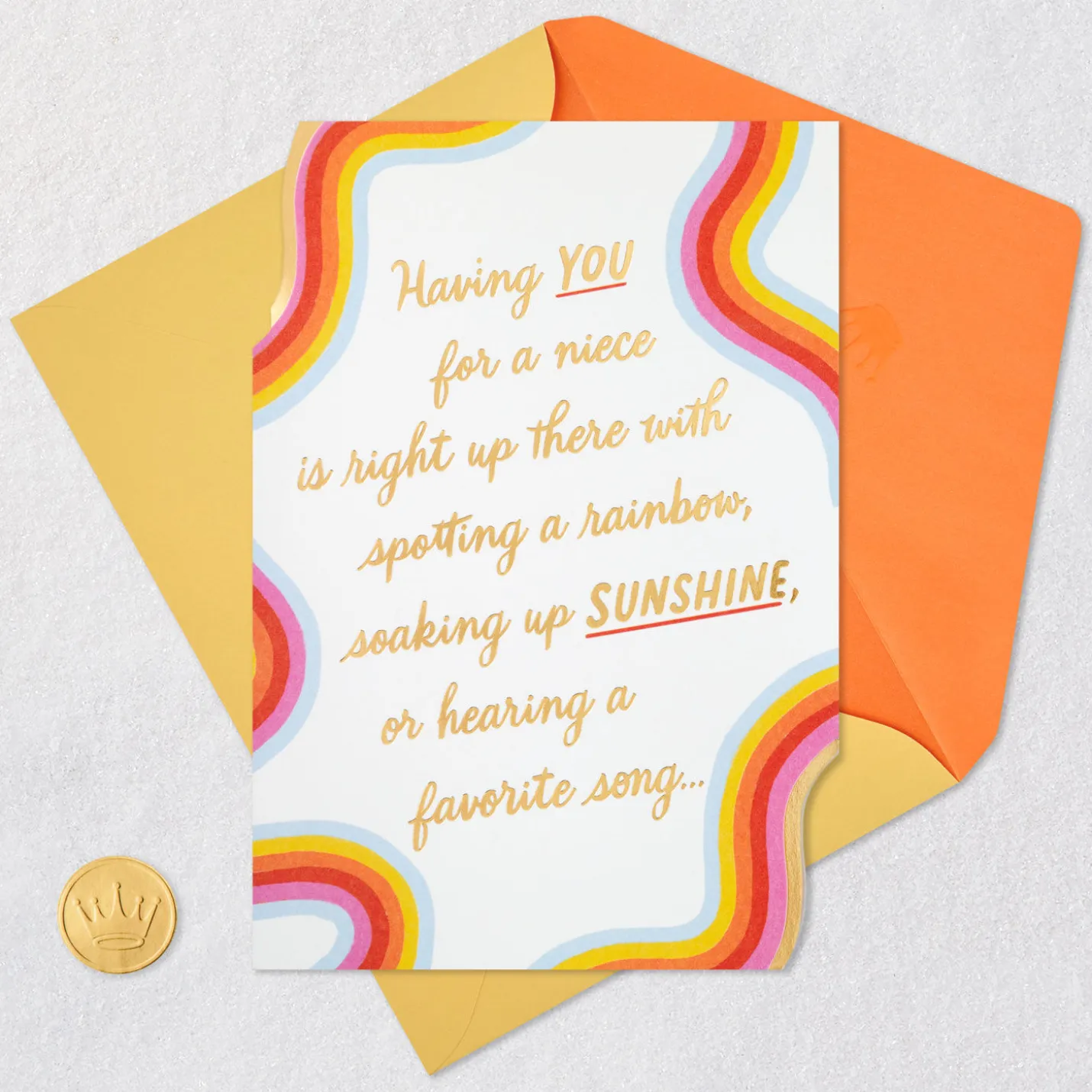 Pure Happiness Birthday Card for Niece