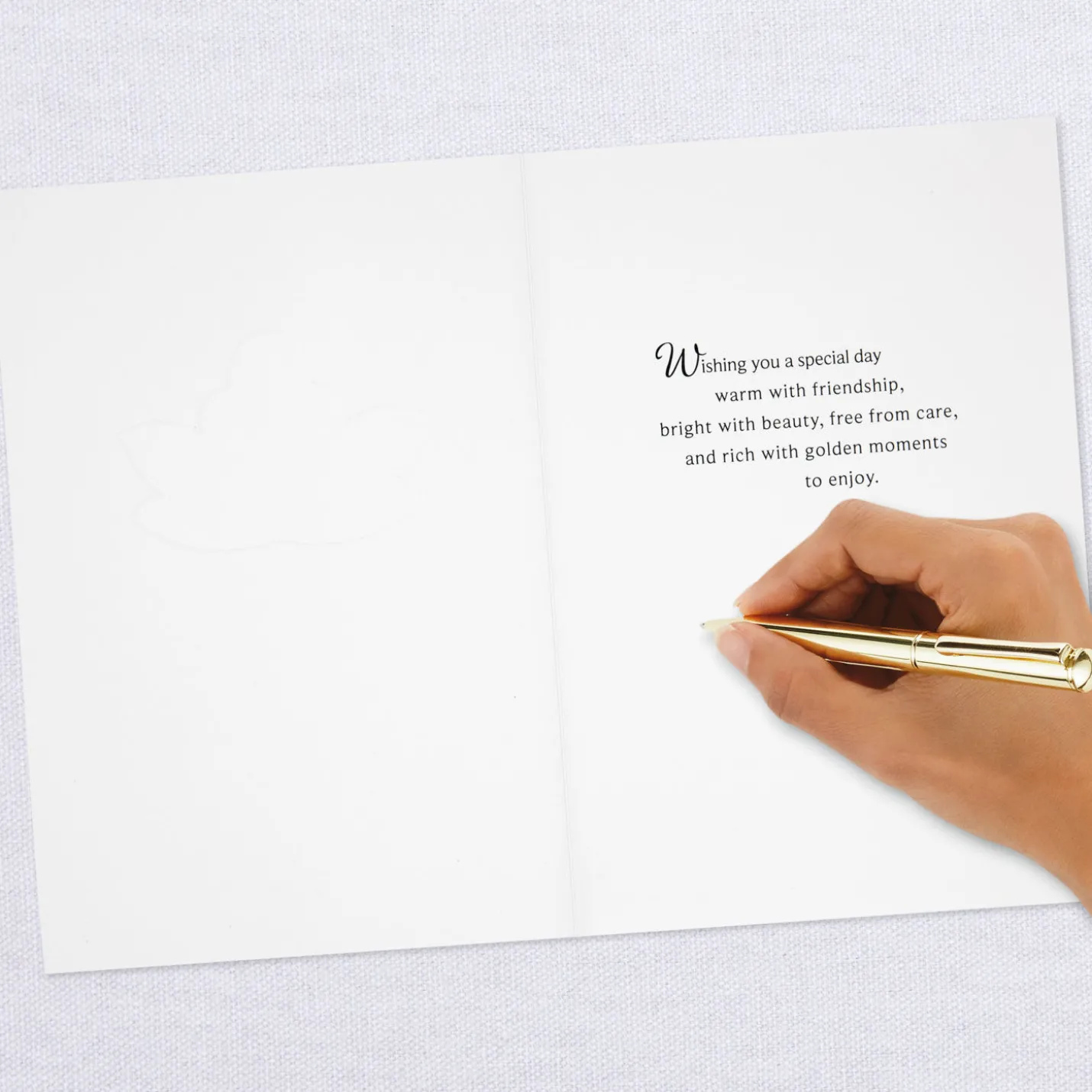 Purple Paisley Golden Moments Birthday Card