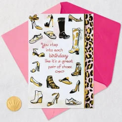 Putting Your Best Foot Forward Birthday Card