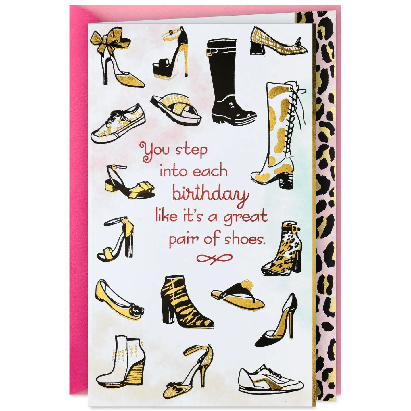 Putting Your Best Foot Forward Birthday Card