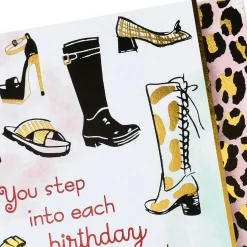 Putting Your Best Foot Forward Birthday Card