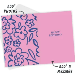 Puzzles and Books Custom Birthday Card