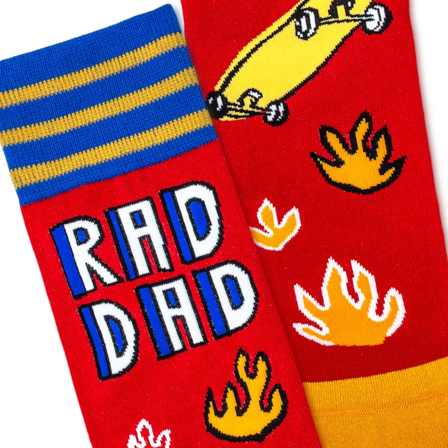 Rad Dad Novelty Crew Socks