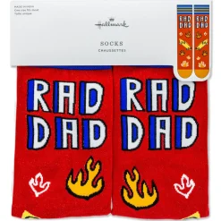 Rad Dad Novelty Crew Socks
