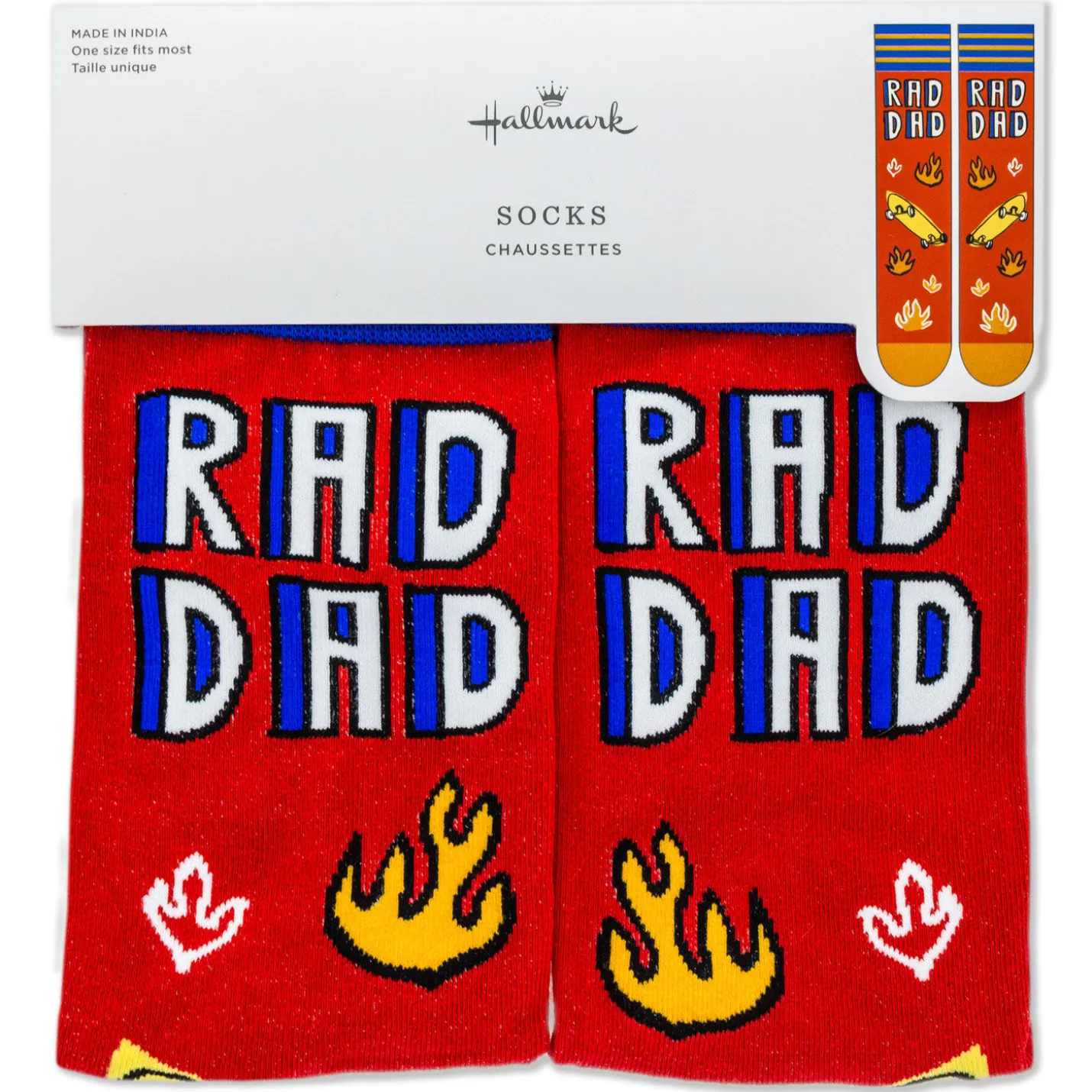Rad Dad Novelty Crew Socks