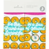Rainbow Sprinkle Donuts Fun Crew Socks