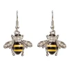 Rain Jewelry Crystal and Glass Bee Earrings