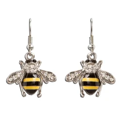 Rain Jewelry Crystal and Glass Bee Earrings