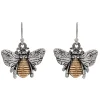 Rain Jewelry Metal Bee Drop Earrings