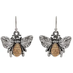 Rain Jewelry Metal Bee Drop Earrings