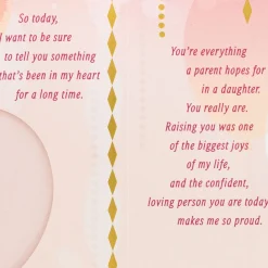 Raising You Was One of My Biggest Joys Birthday Card for Daughter