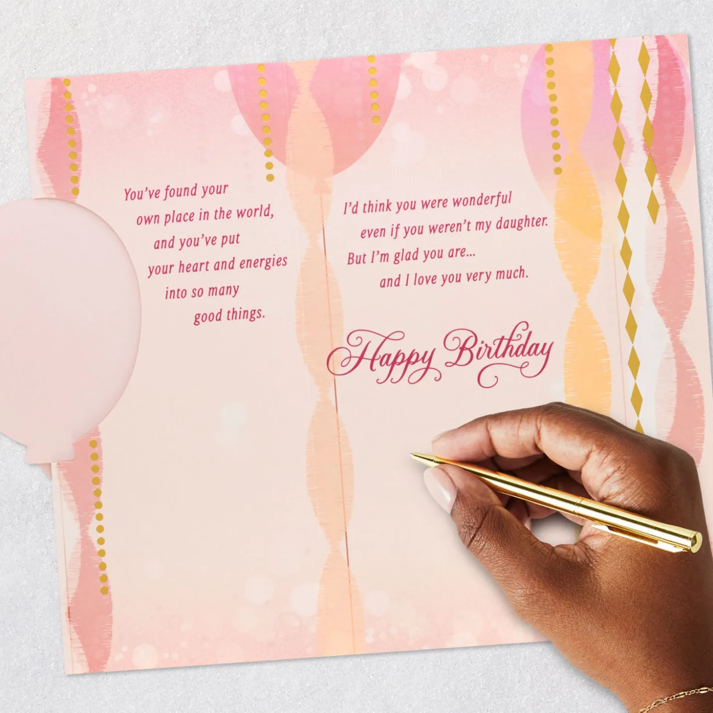 Raising You Was One of My Biggest Joys Birthday Card for Daughter