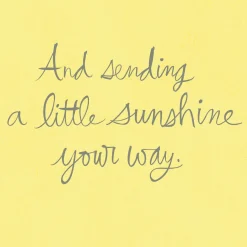16" Ray of Sunshine Jumbo Encouragement Card