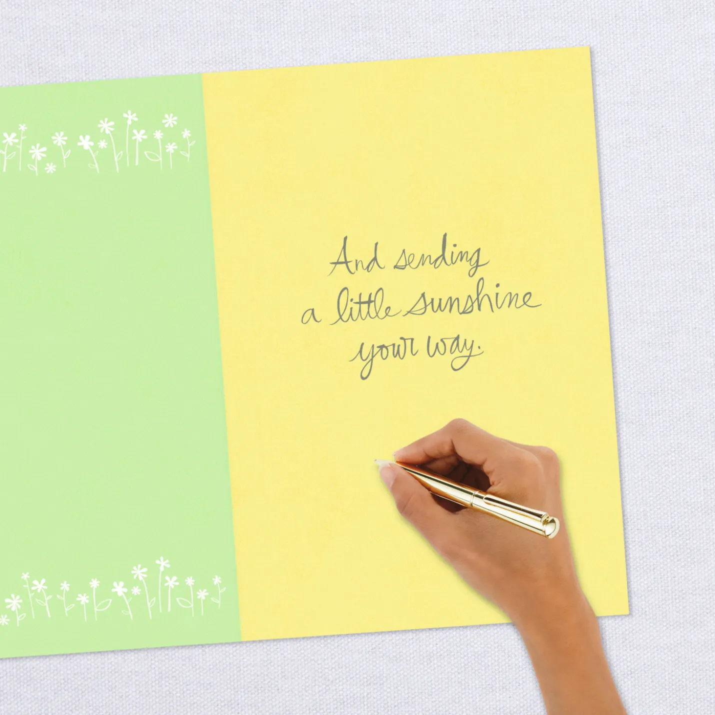 16" Ray of Sunshine Jumbo Encouragement Card