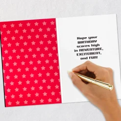 Ready to Play Video Game Musical Birthday Card With Light