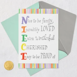 Really Loved a Lot Birthday Card for Niece