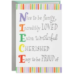 Really Loved a Lot Birthday Card for Niece