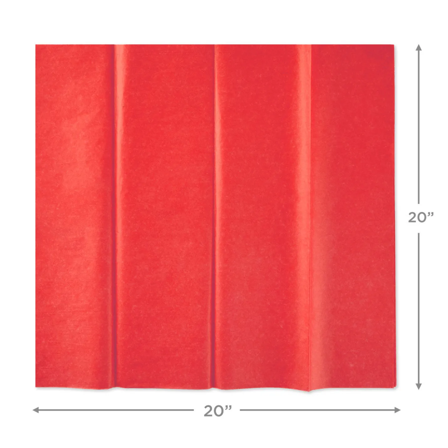 Red and Green 2-Pack Bulk Tissue Paper, 100 sheets