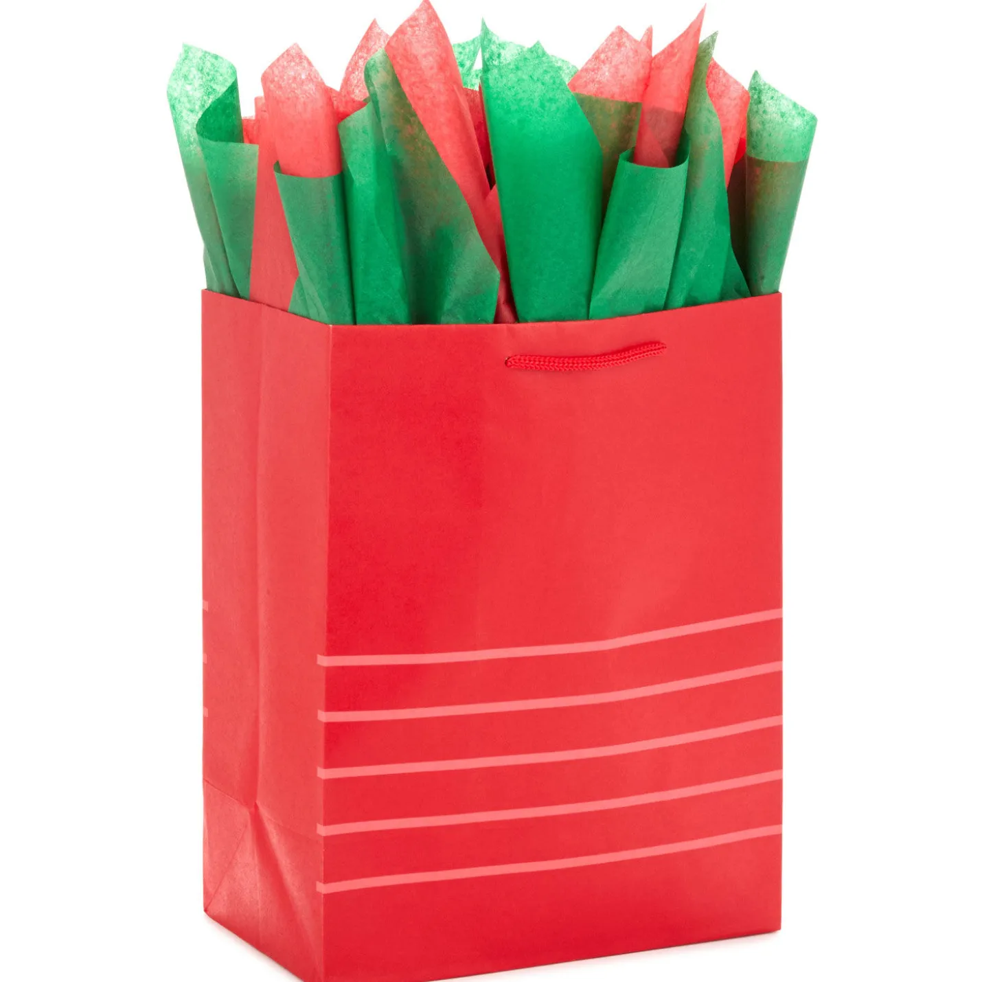 Red and Green 2-Pack Bulk Tissue Paper, 100 sheets
