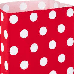 Red Assorted Paper Goodie Bags, Pack of 30