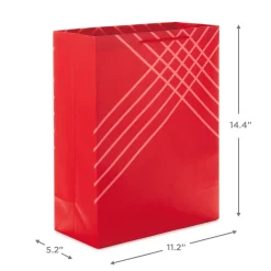 14.4" Red 3-Pack Gift Bags
