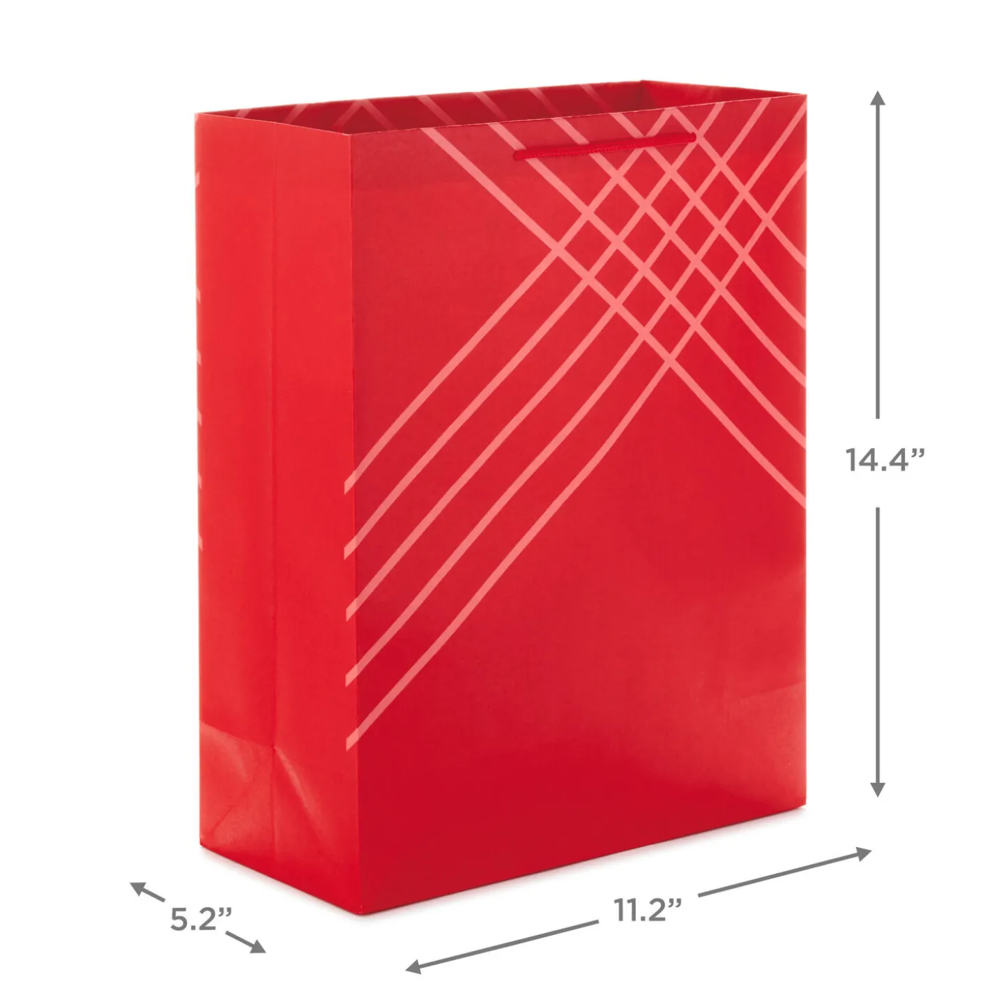 14.4" Red 3-Pack Gift Bags