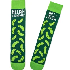 Relish the Moment Pickle Novelty Crew Socks