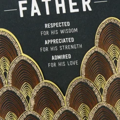 Respected, Appreciated and Admired Birthday Card for Father