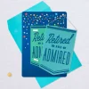 16" Retired and Admired Jumbo Retirement Card With Banner