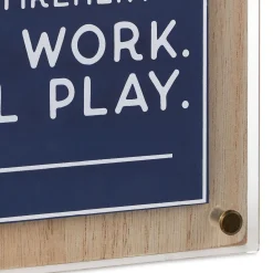 Retirement: No Work All Play Layered Wall Decor, 6.5