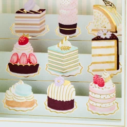 Retro Dessert Case 3D Pop-Up Birthday Card