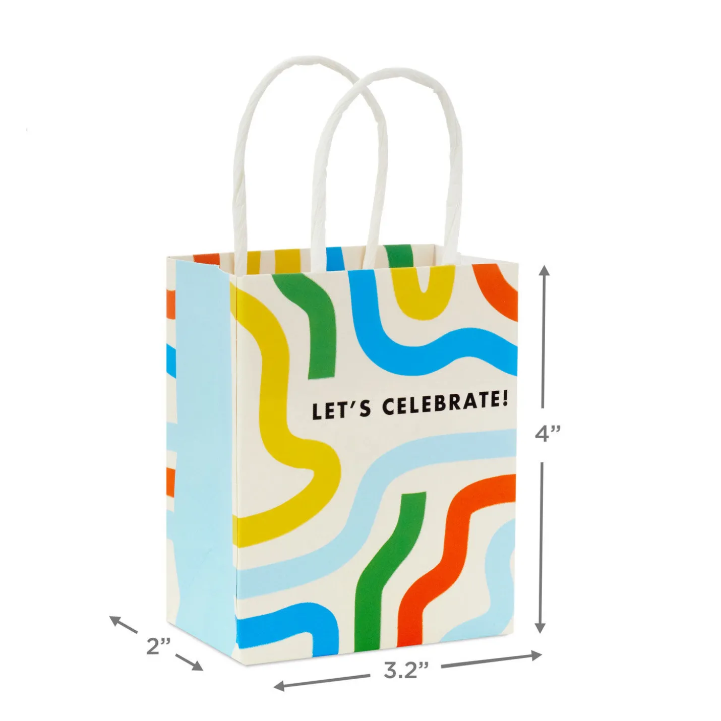 4" Retro Birthday 3-Pack Gift Card Holder Mini Bags