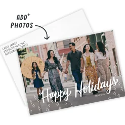 Retro Diamond Flat Holiday Photo Card
