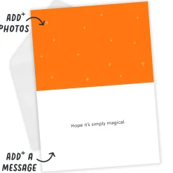 Retro Lettering Custom Halloween Card
