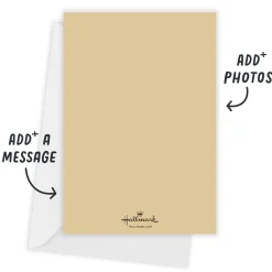 Retro Stars Flat Holiday Photo Card