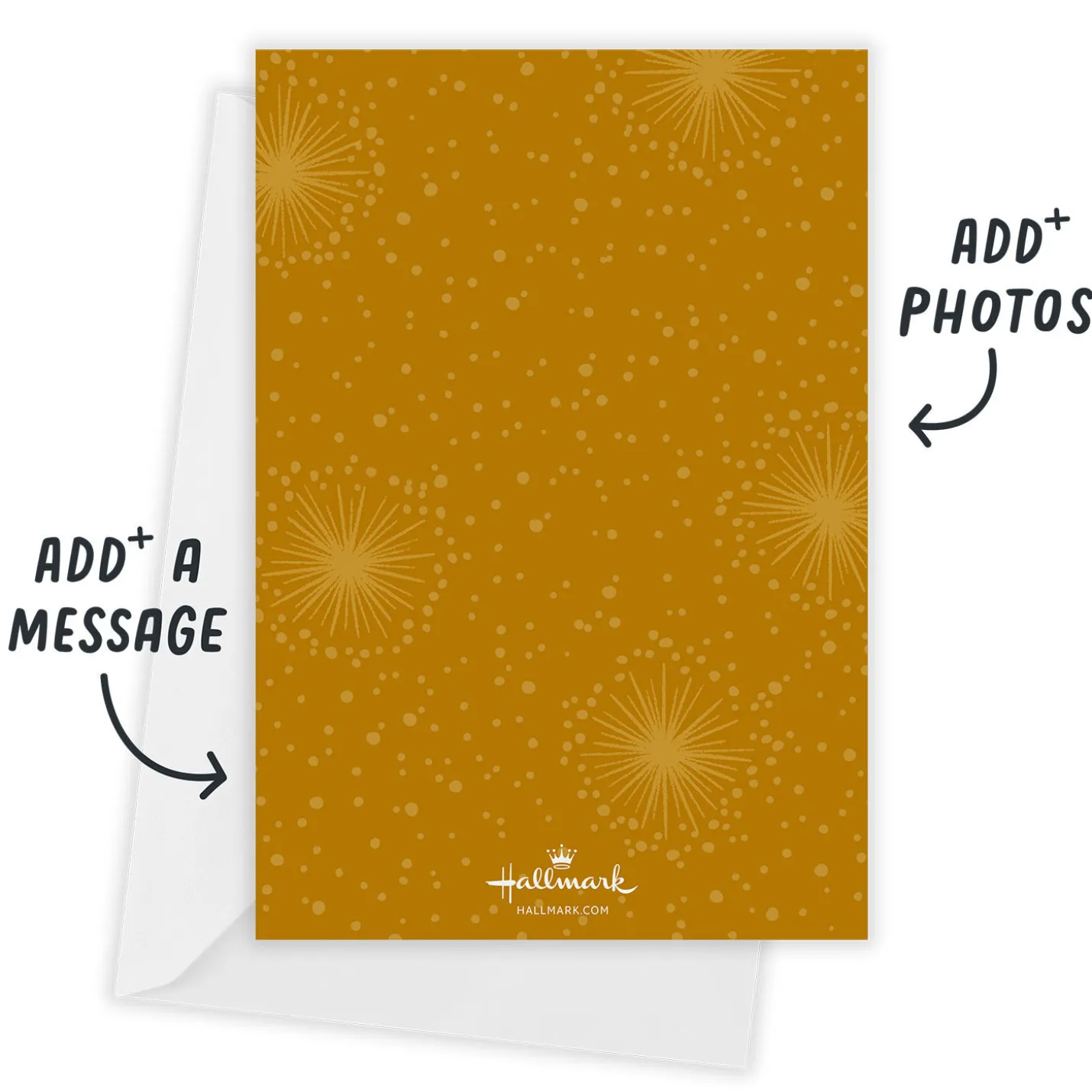 Retro-Style Merry Flat Christmas Photo Card