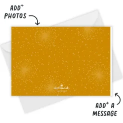 Retro-Style Merry Letters Flat Christmas Photo Card