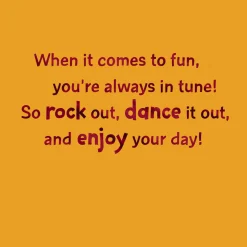 Rock Out Birthday Card for Grandson