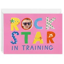 Rock Star in Training Custom Card