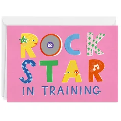 Rock Star in Training Custom Card