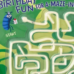 Roly Poly Ball Maze Game Birthday Card for Kids