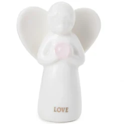 Rose Quartz Angel of Love Mini Angel Figurine, 2"