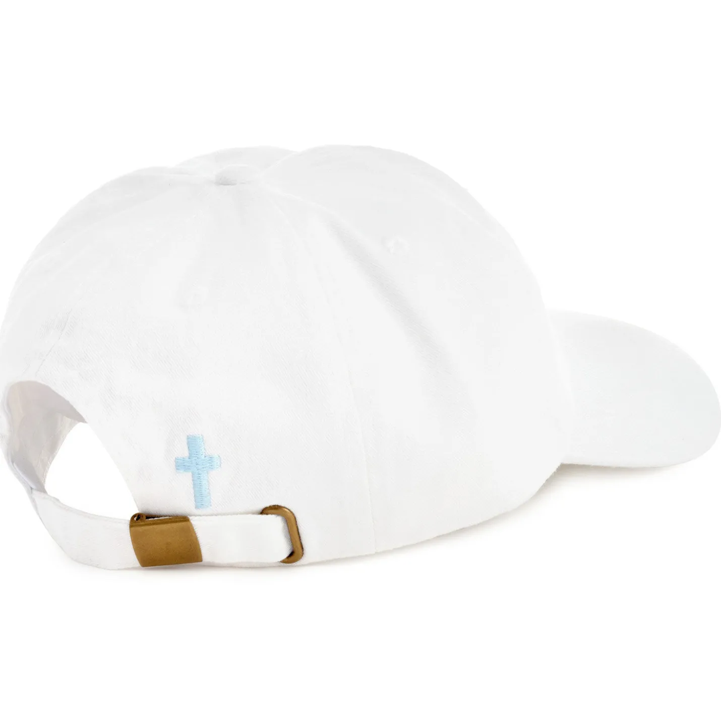 Running on Faith White Baseball Cap