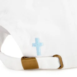 Running on Faith White Baseball Cap